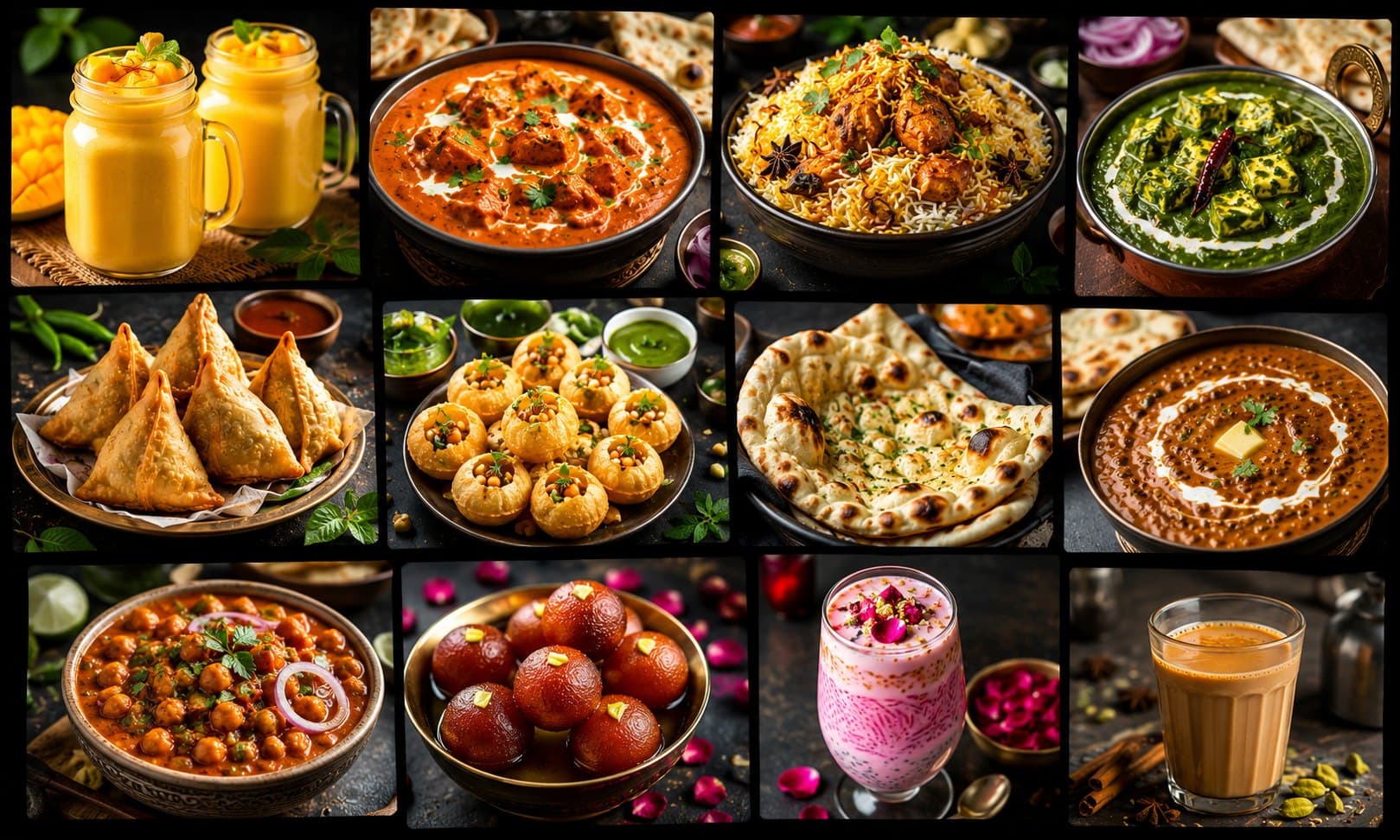 A spread of dishes from The F Indian Kitchen